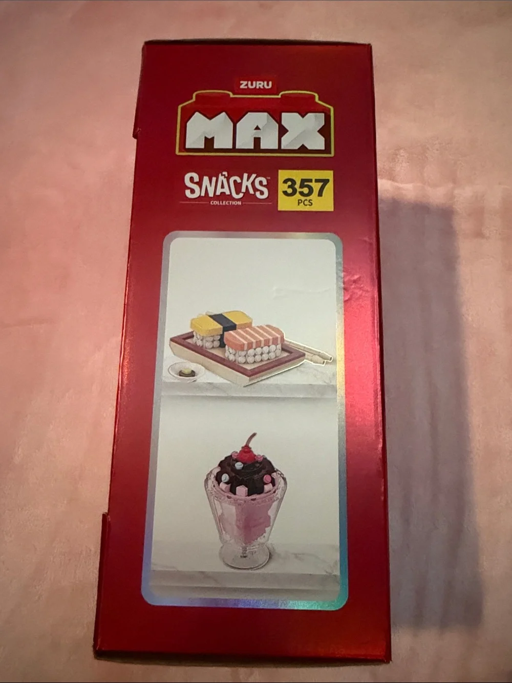 Zuru Max Premium Snacks Sushi and Ice Cream Sundae Building Block Set New
